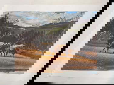 Richard Evans Younger, (American,1928 - 2008) Lithograph