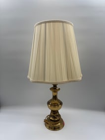 Brass Table Lamp with Shade