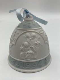 Lladro 1994 Christmas Bell Ornament