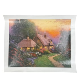 "Heather's Cottage" by Sergon (Filipino/American, b.1945) Serigraph