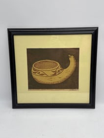 Julio Camino Sánchez (Peru, 1914-2007) Woodcut