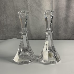 Towle Crystal Candle Holders