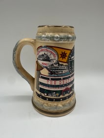 “The Delta Queen?? Riverboat Commemorative Beer Stein, 1992
