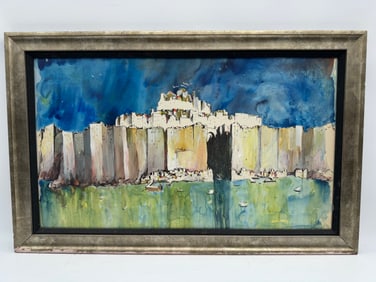 Abstract Cityscape Painting