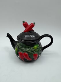 Hungary Chili Pepper Novelty Teapot