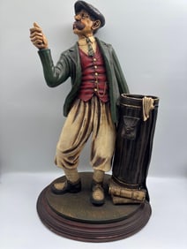 Large Ornate Gold Cane Holder