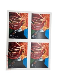 Quad Animal Portrait Print by Gloria Landsman Pierce