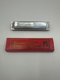 German Zigeuner Lieder Chromonica Harmonica with Original Case