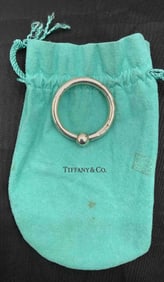 Tiffany & Co. Sterling Silver Key Ring