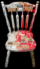 Painted Chair by Fernando Fernandez