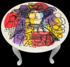 Painted Table by Fernando Fernandez