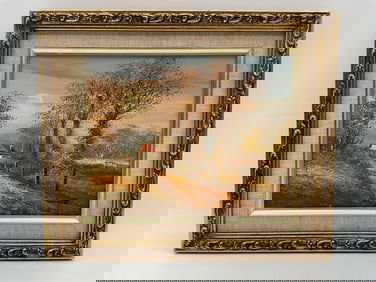 "Century Village" by Abe Weiner Oil on Canvas