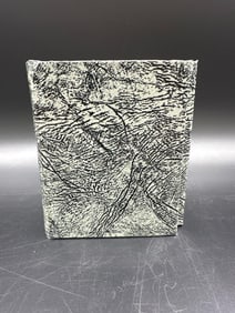 Modern Art Book with Abstract Cover and Unique Handwritten Script