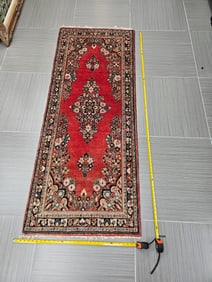 Persian Medallion Rug with Floral Motifs
