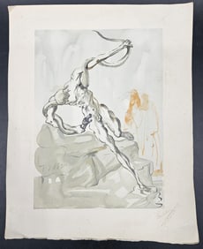 "The Punishment of Vanni Fucci" by Salvador Dalí (Spain,1904-1989) Lithograph