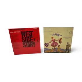 Vintage Musical Soundtrack LPs – West Side Story & The Sound of Music Records