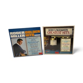 Vintage LP Record Lot – Roger Miller Golden Hits & Gerry and the Pacemakers Greatest Hits