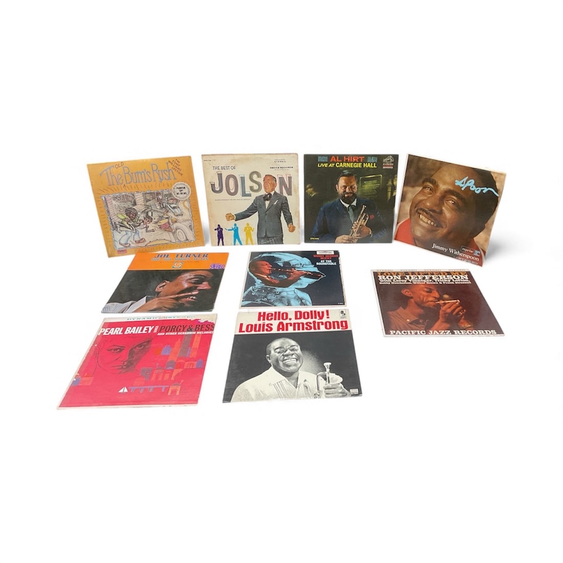 Vintage Jazz & Blues LP Record Collection – Louis Armstrong, Al Jolson & Classic Vocal Jazz (Lot) (1 of 2)