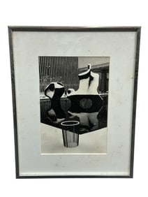 Framed Black & White Photograph “Winter Triad?? by Suzanne Faulkner Stevens