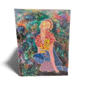 Manolo Nunez – Abstract Seated Figure