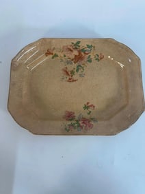Vintage Taylor Smith & Taylor Ceramic Decal Platter B7