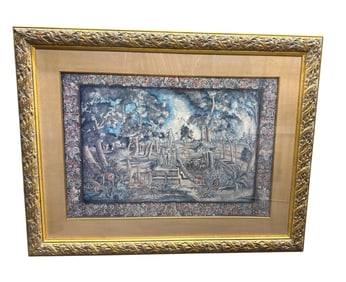 Framed Landscape Watercolor