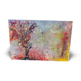 Pingo, “Autumn Whispers,?? Mixed Media on Canvas