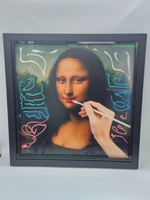 “Mona Lisa Lipstick?? by Tyler Shields (American. b.1982)