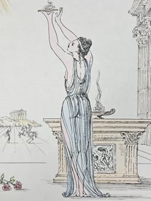 "Polymnie (Deesse de la Poesie Sacre) (Polymnie (Goddess of Sacrd Poetry)" by Salvador Dalí (Spain,