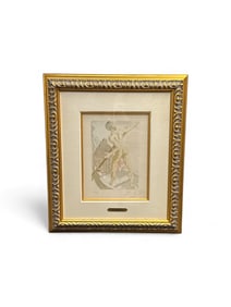 Salvador Dali, Charon and the Crossing of the Styx, Wood Engraving