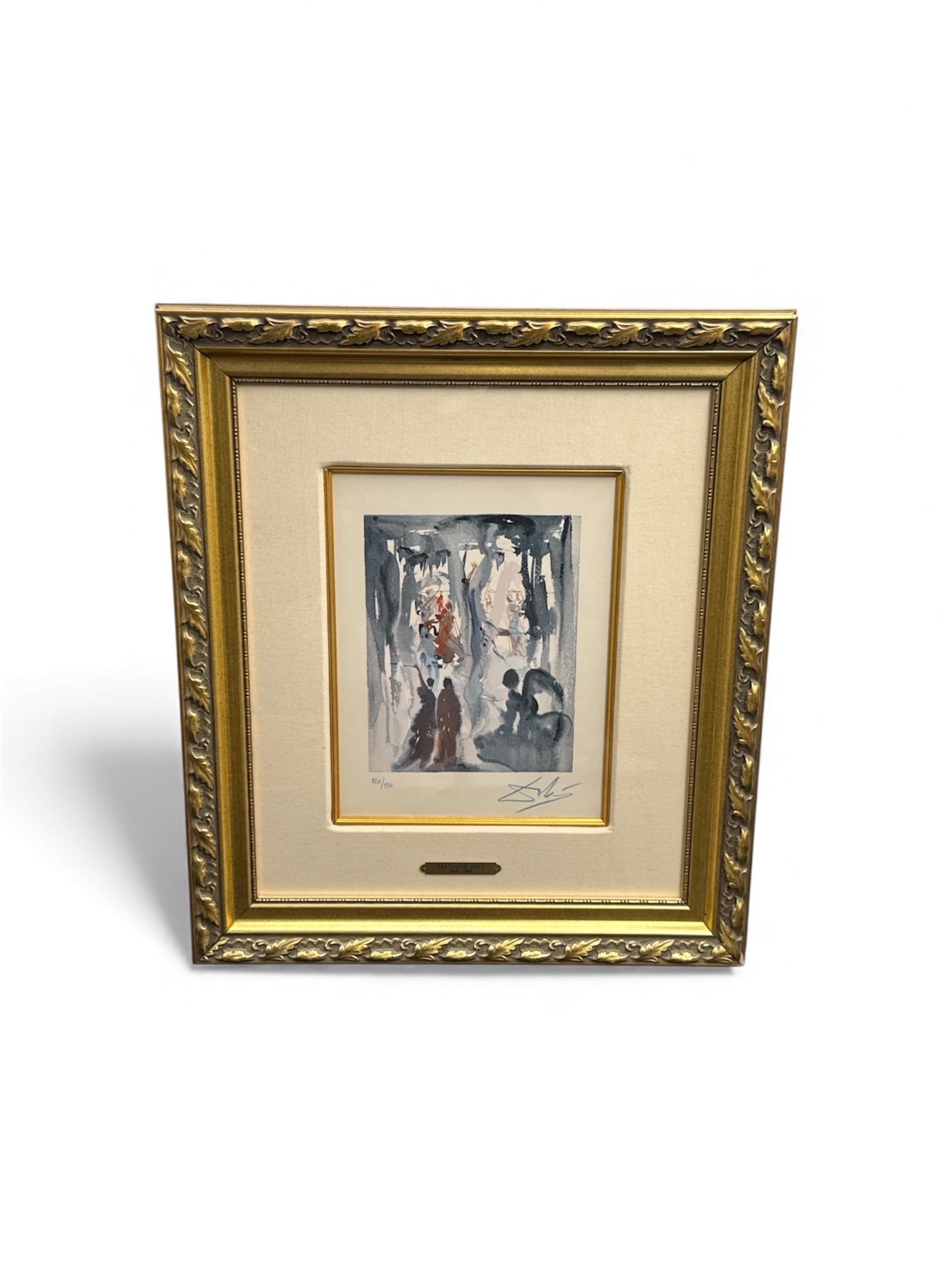 Salvador Dali Wood Engraving, The Brilliance of Glorious, Framed (1 of 5)