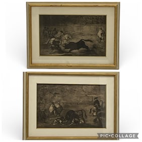 Francisco Goya (Spain, 1746-1828) Pair of Etchings
