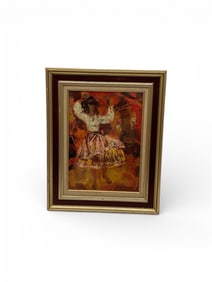 Jean Navarre Danseuse Portugaise Oil on Canvas