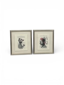Roberto Fabelo (Cuba, b.1975) Set of 2 Lithographs