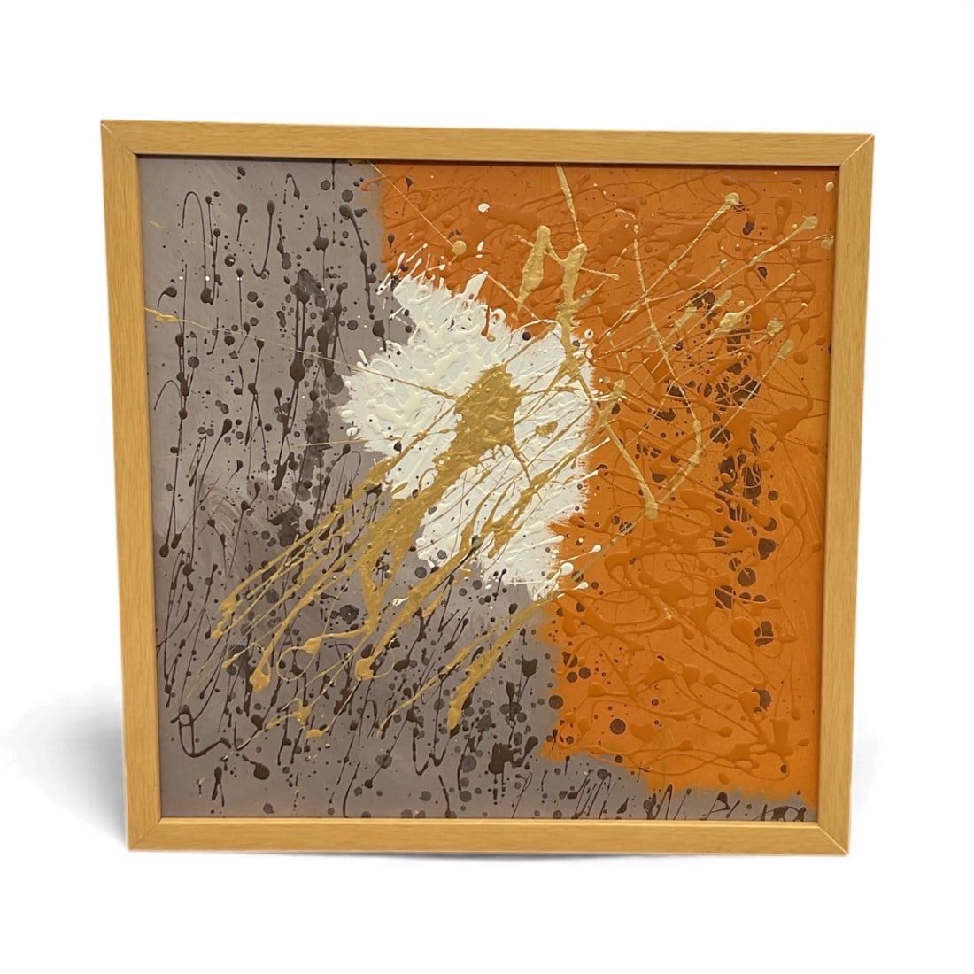Miguel Angel-Jimenez – Orange and Gray Abstract (1 of 3)