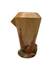 Lexham England Art Pottery Vase, Hand-Decorated English Studio Ceramic, Signed Base