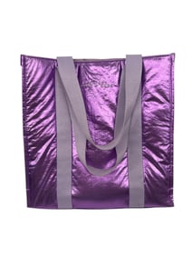 Marc Jacobs Metallic Purple Puffer Tote Bag