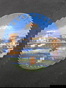 Budapest, Hungary Decorative Plate, 6"