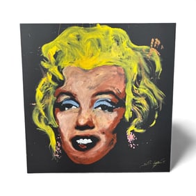 "Marilyn Monroe" by Jared Emerson (American, b.1979)  Acrylic on Canvas