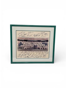 Framed Autographed Team Photograph – With Certificate of Authenticity