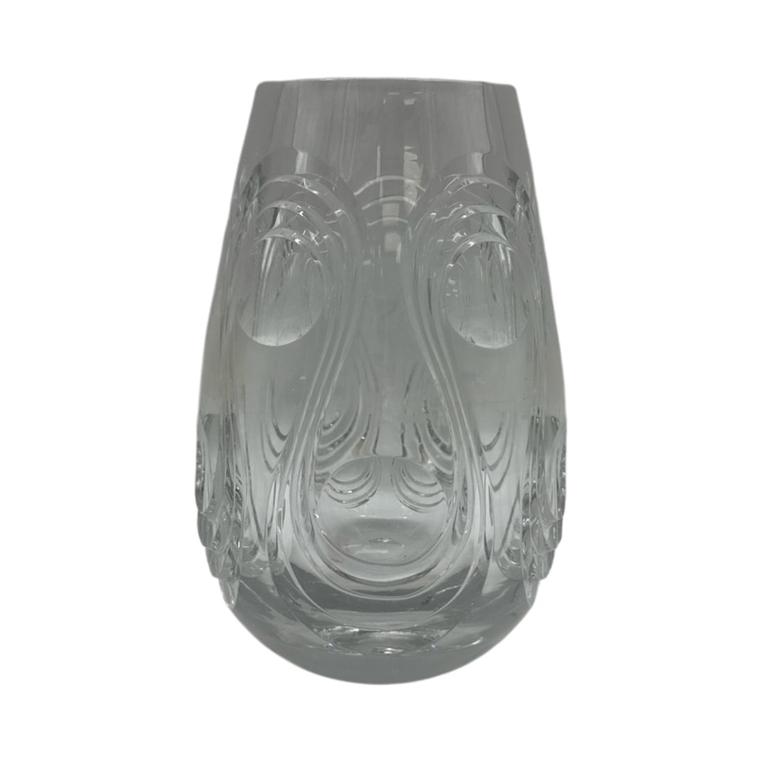 Orrefors Sweden Cut Crystal Vase (1 of 3)