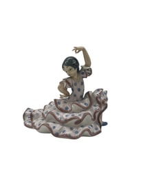 Rare Lladro #5390 "Spanish Dancer" Flamenco Figurine Glazed Finish Retired 1989