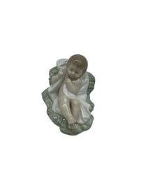 Vintage LLADRÓ #5478 "Baby Jesus" (Niño Jesus) Nativity Figurine 1988 Gloss Finish