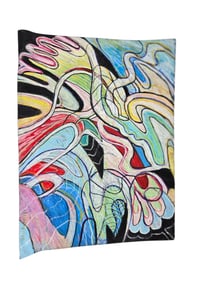 Colorful Abstract Flow Composition by Gloria Landsman Pierce