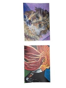 Animal-Themed Art Print Pair by Gloria Landsman Pierce