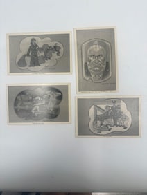 WWII Patriotic Postcard US ARMY Classic cardstock.