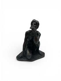 Thomas Holland Bronze Signed Polo Player Sculpture