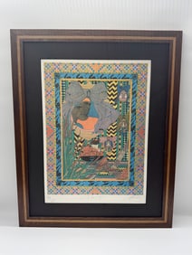 "Ibeyi" by Alberto del Pozo (Cuban/American, 1945-1992) Lithograph