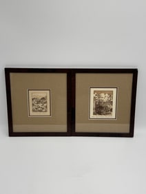 Framed Etchings: William T. Cox & Penny Kiel, 1976