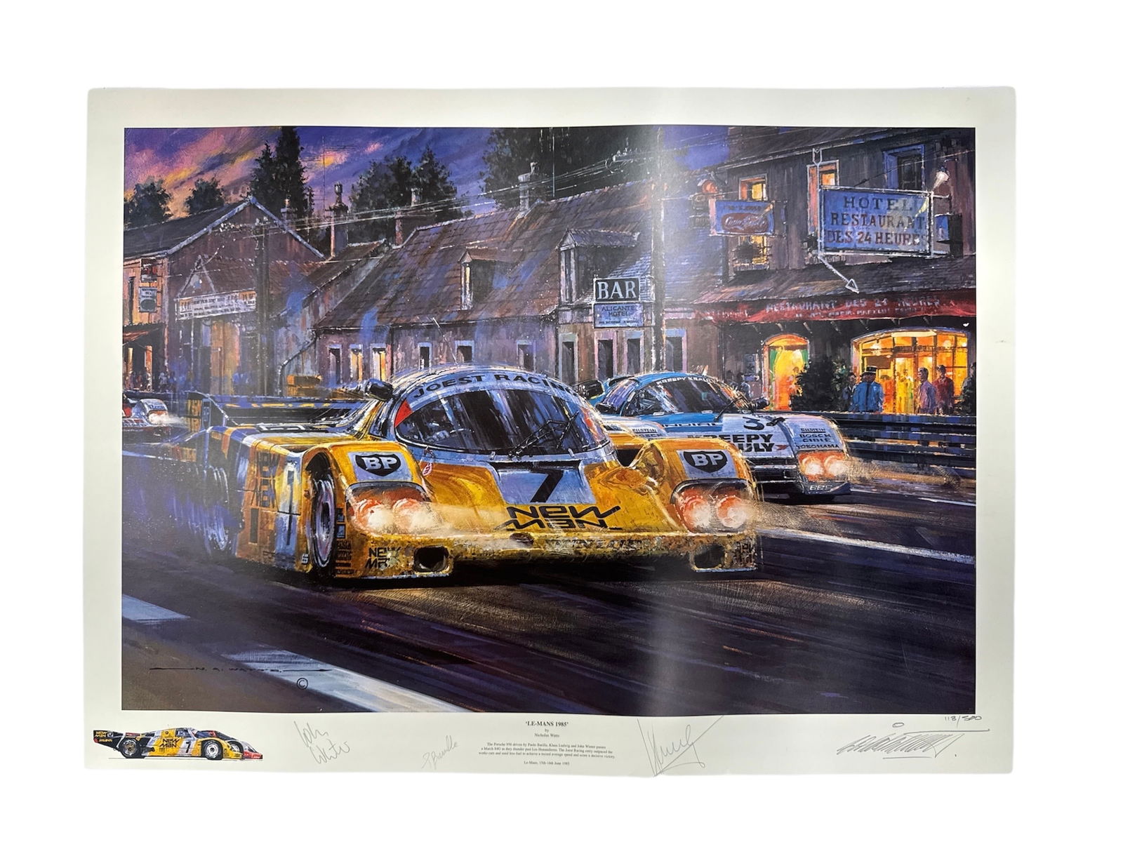 Limited Edition “Le Mans 1996?? Racing Art Print – Signed & Numbered, Endurance Motorsport (1 of 5)